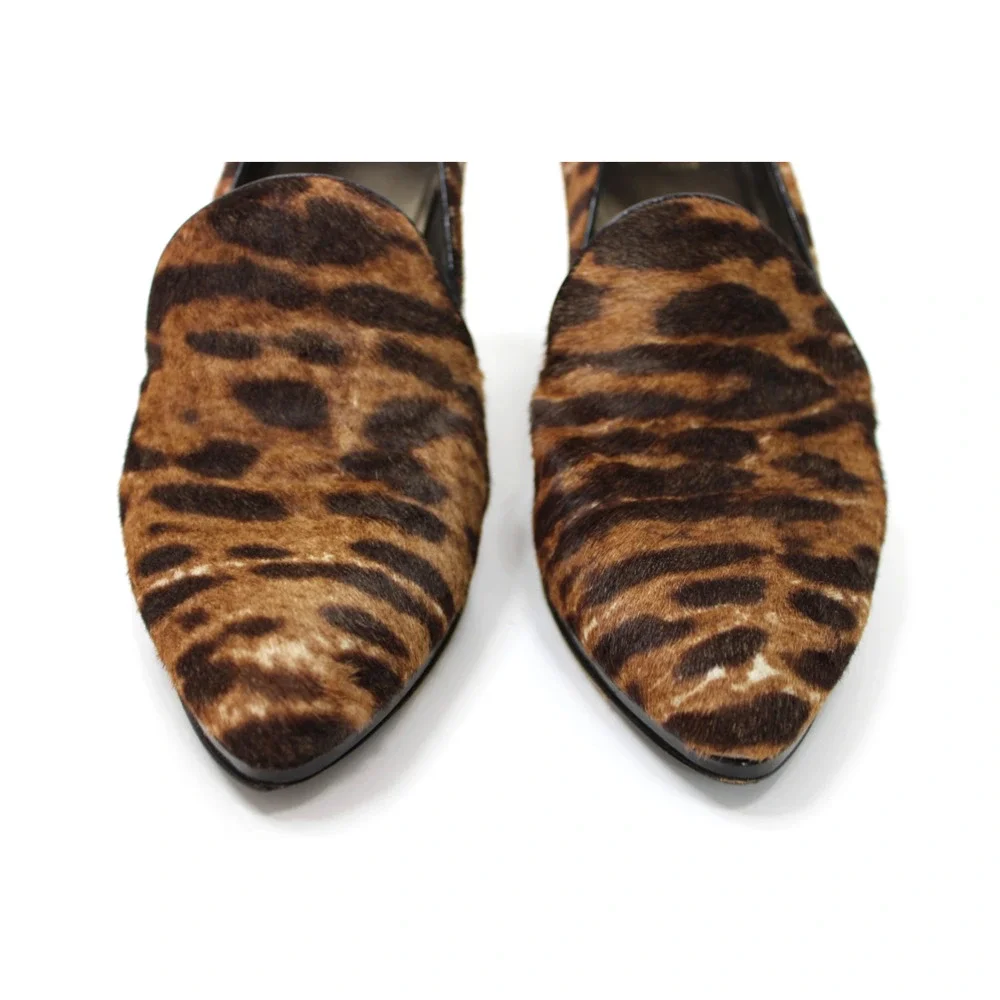 Stuart Weitzman Women's Size 10 Heels Leopard Calf Hair Leather - Picture 10 of 12